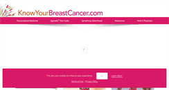 Desktop Screenshot of knowyourbreastcancer.com