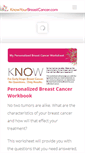 Mobile Screenshot of knowyourbreastcancer.com